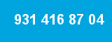 931 416 87 04 931 416 87 04